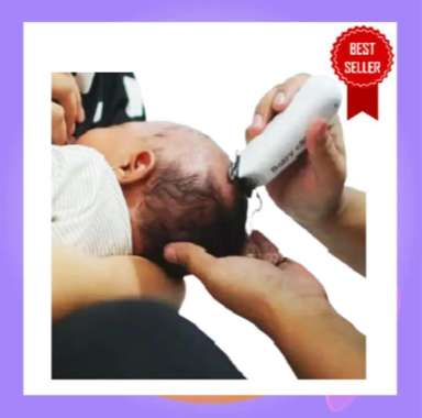 Alat Cukur Rambut Bayi Alat Nyukur Rambut Baby Cukur Rambut Elektrik Anak Alat Cukur Bayi Tanpa Geta