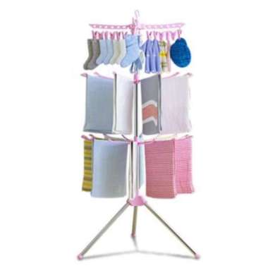 Palang Rak Jemuran Handuk Pakaian Baju Celana Bayi Stainless Steel Rack Laundry Jemuran Menara JEMUR