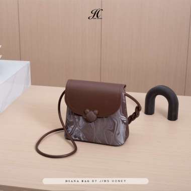 Jims Honey - Diana Bag - Sling Bag Tas Selempang Wanita Brown
