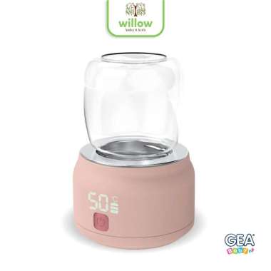 Penghangat Botol Susu - Gea Baby Smart Hero Portable Bottle Warmer Pure Pink