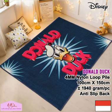 Disney Donald Duck Official Merchandise karpet 100 cm x 150 cm bermain anak bayi motif kartun karakt