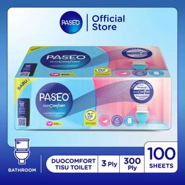 Paseo Duo Comfort Tissue Toilet Interfold [300 Sheets]