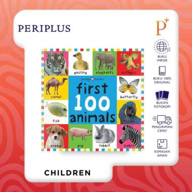 Bright Baby First 100 Animals by Pan Macmillan - 9781843323440