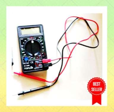 Multitester Digital Avometer Digital Multimeter Listrik Bagus Tespen Arus Listrik Voltmeter Lcd Digi