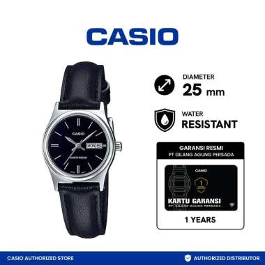 CASIO LTP-V006L-1B2UDF General Jam Tangan Wanita [Original] hitam