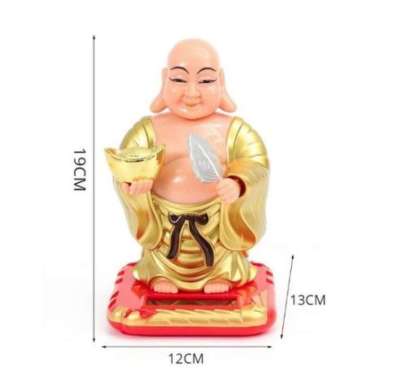 Pajangan Solar Dashboard Ganesha Budha Julaihut Kipas Pajangan Mobil Solar Patung Boneka JULAIHUT 19