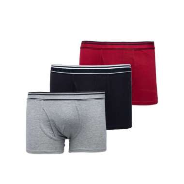 Giordano Men Essential Trunks (3 packs) - Mix [0117901329] XXL