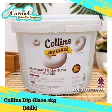 COLLINS Dip Glaze Milky Bahan Penghias Kue [5 kg]