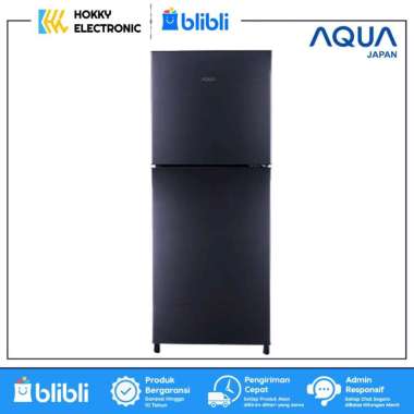 AQUA KULKAS 2 PINTU AQRD -261 KULKAS AQUA 2 PINTU KULKAS LOW WATT KAPASITAS 223 LITER JAPAN GARANSI