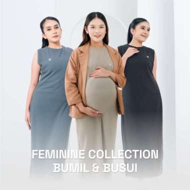 Momiasi - Olivia Inner Dress Knit Premium - Sleeveless Inner Dress - Inner Dress Tanpa Lengan - Inne