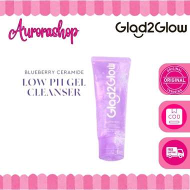 GLAD2GLOW Blueberry Ceramide Low pH Gel Cleanser