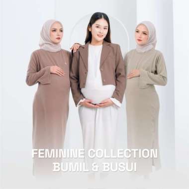 Momiasi - Luna Inner Dress Knit Premium- Inner Dress Longsleeve - Inner Dress Lengan Panjang - Inner
