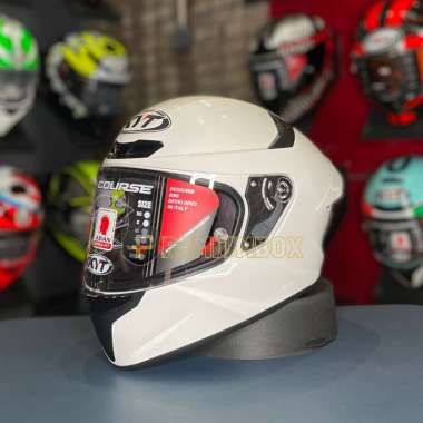 KYT TT Course Plain Matt XL white