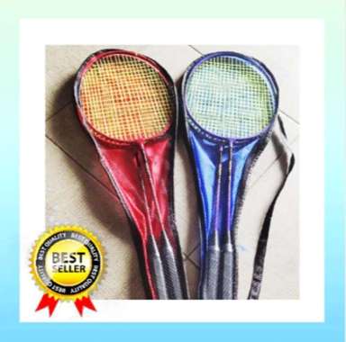 Raket Badminton Anak Murah isi 2 Raket Paket Raket 1 Set Lengkap Raket Bulutangkis Anak Raket Mainan