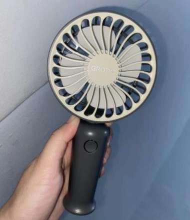Kipas Angin Mini Genggam Portable Angin Angin Portable Kecil Genggam Kipas Led Hitam