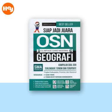 Buku OSN Olimpiade Sains Nasional Geografi SMA | Siap Jadi Juara OSN Geografi SMA - Pustaka baru pre