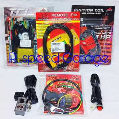 CDI TCI + KOIL G36 BRT IMAX 3 SUPER PRO 52 STEP SATRIA FU 150 OLD KARBU CBU SOKET 6 KABEL TCI + USB 