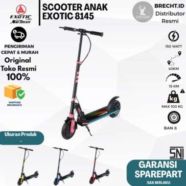 Scooter Listrik Exotic ST-8145 - Skuter Lipat Aluminium