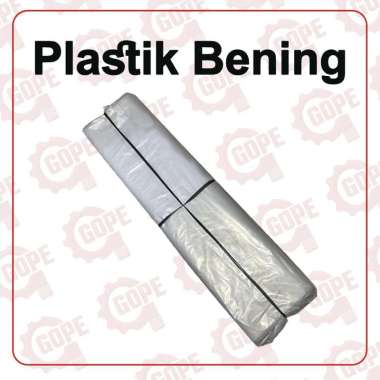 Plastik Cor Bening Pe Tebal 2 Lapis