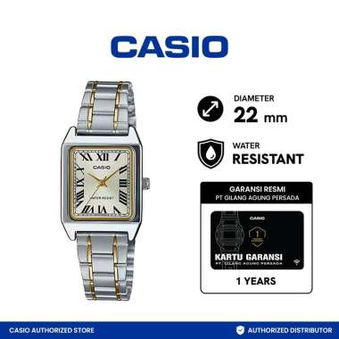Casio General LTP-V007SG-9BUDF Jam Tangan Wanita [Original] SILVER