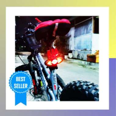 Lampu Riting Sepeda Lampu Sein Belok Kanan Kiri Lampu Sepeda LED Lampu Belakang Sepeda Pancal Lampu 