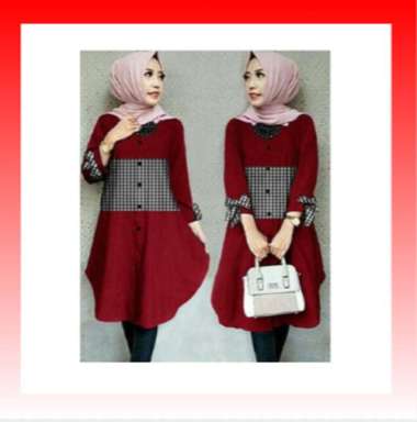 Baju Muslim Perempuan Dress Wanita Muslim Baju Outfit Cewek Berhijab Outfit Kondangan Wanita Hijab D