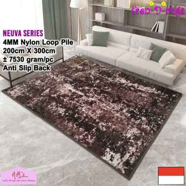 Tren-D-rugs Karpet eropa aesthetic jumbo besar 200 cm x 300 cm anti slip permadani motif abstrak mod