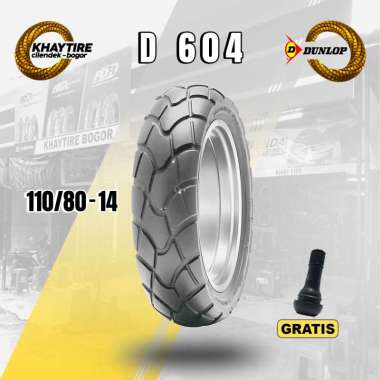 Ban Depan Motor Honda ADV DUNLOP D604 110/80 Ring 14 Tubeless
