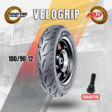 Ban Depan Motor New Scoopy Freego FDR VELOGRIP 100/90 Ring 12 Tubeless