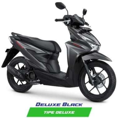 Honda New BeAT Sporty CBS ISS Deluxe JABODETABEK Sepeda Motor No BLACK Jakarta