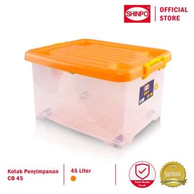 Shinpo Container Box Kotak Penyimpanan - SKY CB 45 Orange