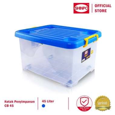 Shinpo Container Box Kotak Penyimpanan - SKY CB 45 Biru