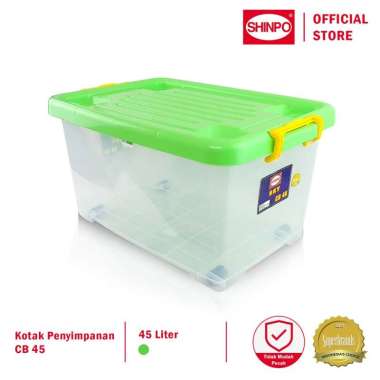 Shinpo Container Box Kotak Penyimpanan - SKY CB 45 Hijau