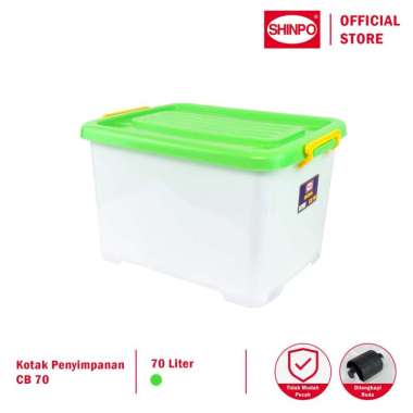 Shinpo Container Box Kotak Penyimpanan - REAL CB 70 Hijau