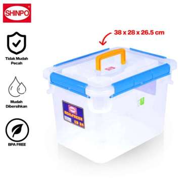 Shinpo Container Box Kotak Penyimpanan - SEALFRESH CB 24 Biru