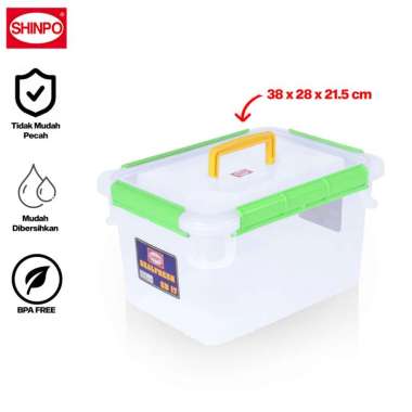 Shinpo Container Box Kotak Penyimpanan - SEALFRESH CB 17 Hijau