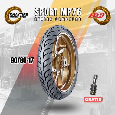 Ban Motor Bebek Soft Compound FDR MP76 90/80 Ring 17 Tubeless