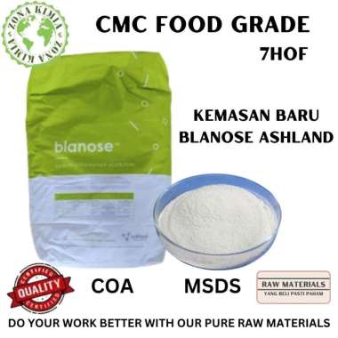 Ready 250gr CMC Food Grade Bahan Pengantal / Makanan / Minuman CMC Food Sodium Carboxymethyl Cellulo