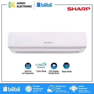 SHARP AC SPLIT 1/2 PK AHA-5ZCYN AC 1/2 PK LOW WATT FREON R32 LED DISPLAY TEMPERATUR AH-A5ZCYN UNIT O