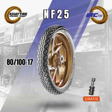 Ban Depan Motor VERZA - MEGAPRO IRC NF25 80/100 Ring 17 Tubeless