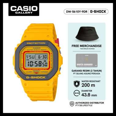 G-Shock 90’s Yellow Color Series Jam Tangan Pria Wanita Digital Analog DW-5610Y-9DR