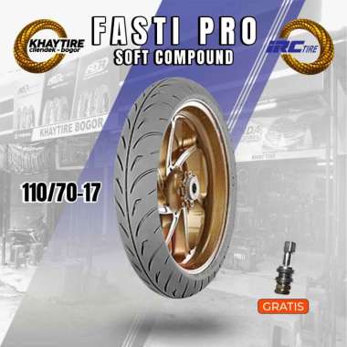 Ban Tubles Motor Racing Compound IRC FASTI PRO 110/70 Ring 17