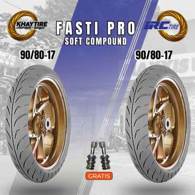 Paket Ban Motor Racing Compound IRC FASTI PRO 90/80 - 90/80 Ring 17
