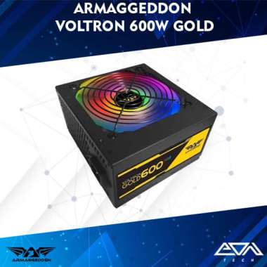 Power Supply Armaggeddon Voltron Gold 600 RGB 80+ Gold