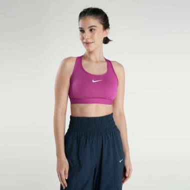 NIKE Women Training Swoosh Medium Support Padded Sports Bra Sport Bra Wanita [DX6822-518] XL Hot Fuc