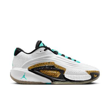 NIKE Men Basketball Luka 3 Pf Shoes Sepatu Basket Pria [FQ1285-100] 8.5 White/Hyper Jade-Laser Orang