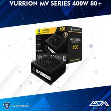VURRION MV SERIES 400W 80+ Power Supply | PSU 400Watt 80 Plus