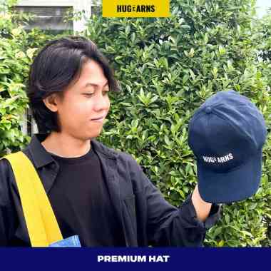 HUGeARNS Topi Bordir Custom Premium / Topi Custom Corporate Merchandise Topi Custom Bordir Nama / To