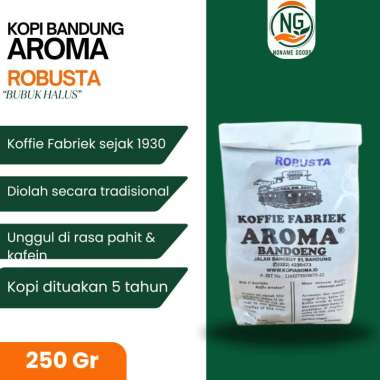 KOPI AROMA BANDUNG ASLI 250 GRAM ROBUSTA KOFFIE FABRIEK BANDOENG