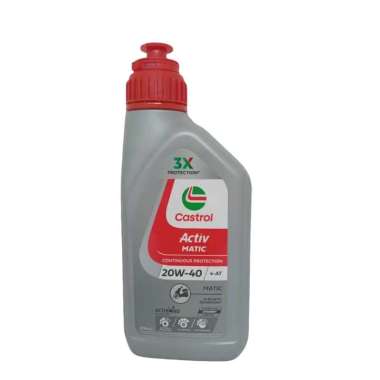 Castrol Active Scooter Matic SAE 20W-40 4T Oli Motor [800 mL/ Original]
